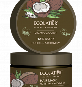 Maska na vlasy Kokos - vyživuje a regeneruje vlasy - EcoLatier Organic - 250ml