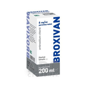 BROXIVAN 6 mg/ml perorálny roztok