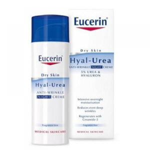 Eucerin Hyal-Urea nočný krém proti vráskam 50 ml