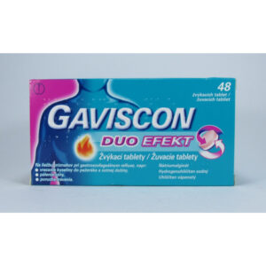 Gaviscon Duo Efekt žuvacie tablety 48 tbl