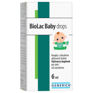 Generica BioLac Baby drops 6 ml kvapky