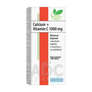 GENERICA Calcium + Vitamin C 1000 mg