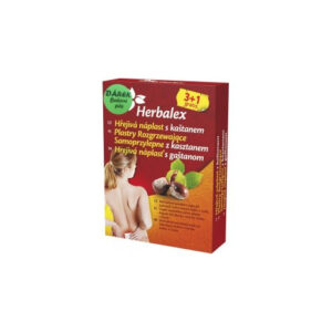 Herbalex Hrejivá náplasť s gaštanom 4 ks