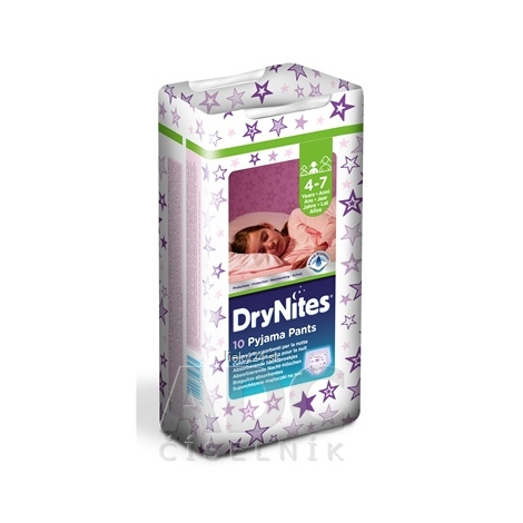 HUGGIES DRY NITES MEDIUM PRE DIEVCATA (4-7 rokov)