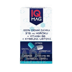 IQ MAG Horčík + B6 + kyselina listová