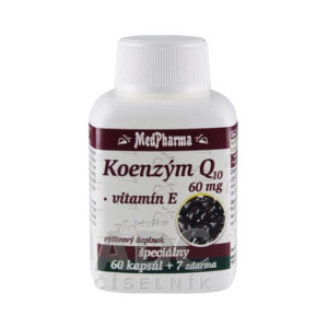 MedPharma KOENZÝM Q10 60 mg + Vitamín E