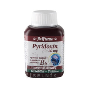MedPharma PYRIDOXÍN 20 mg (vitamín B6)