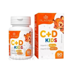 PLATAN Vitamín C + D KIDS