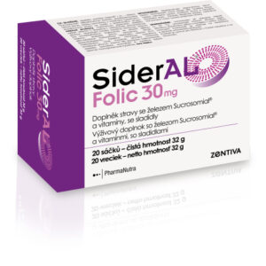 SiderAL Folic 30 mg vrecúška 20 ks