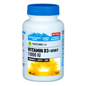 Swiss Naturevia Vitamín D3- efekt 1000 I.U. 90 tbl