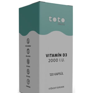 TOTO VITAMIN D3 2000 I.U. CPS 120