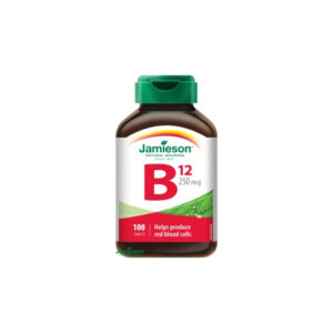 Jamieson Vitamín B12 metylkobalamín 250 mcg 100 tbl
