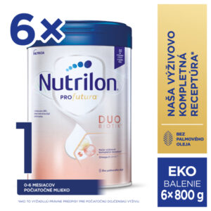 Nutrilon 1 Profutura Duobiotik 6x800 g počiatočná dojčenská výživa (0-6 mesiacov) 6x800 g