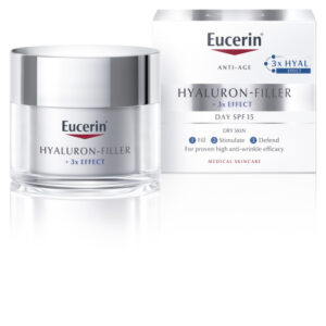 Eucerin Hyaluron-Filler + 3x EFFECT Denný krém pre suchú pleť  SPF 15 50ml