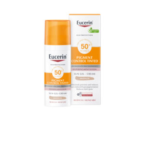 Eucerin SUN PIGMENT CONTROL Emulzia na tvár s depigmentačným účinkom SPF 50+ stredne tmavá 50ml