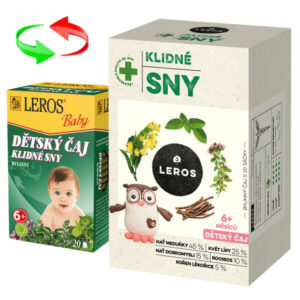 LEROS DETSKÝ ČAJ POKOJNÉ SNY 20x1