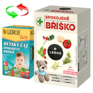 LEROS DETSKÝ ČAJ SPOKOJNÉ BRUŠKO 20x2g (40g)