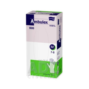 Ambulex rukavice VINYL veľ. M 100ks