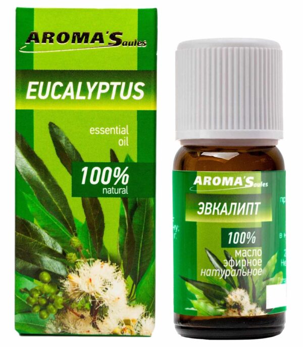 Aroma´Saules Esenciálny olej Eukalyptus - 10 ml - Aroma'Saules