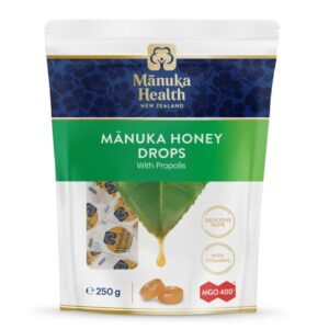 Manuka Health Cukríky s Manuka medom MGO™ 400+ propolis Hmotnosť: 250 g