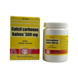 Calcii carbonas Galvex 500 mg