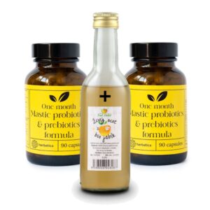 Set na podporu trávenia: 2x Masticha PROBIOTICS & PREBIOTICS+ jablčný ocot zdarma- Herbatica