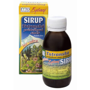 FYTO TATRANSKÁ PRIEDUŠKOVÁ ZMES SIRUP bez cukru 100 ml