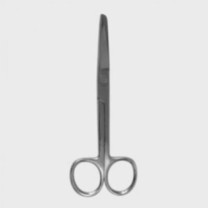 Nožnice rovné hrotnato - tupé 14cm 1ks