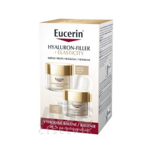 Eucerin Hyaluron-Filler + Elasticity Denný krém SPF 15 50ml + Nočný krém 50ml