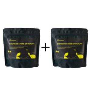 Zvýhodnený set: 2 x Minerál šungit drť - prírodný filter vody 500g - Herbatica