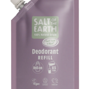 Salt of the Earth -náplň pre roll on deodorant 225ml - šalvia a mäta