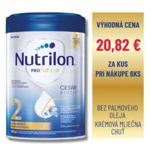 Nutrilon 2 Profutura CESARBIOTIK následná dojčenská výživa (6-12 mesiacov) 6x800g
