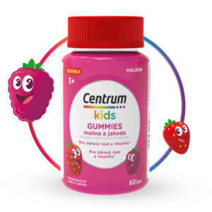 Centrum kids GUMMIES malina a jahoda