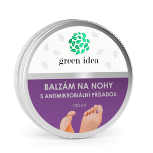 Balzam na nohy s antimikrobiálnou prísadou – 100 ml – Green idea