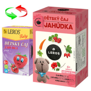 LEROS DETSKÝ ČAJ JAHÔDKA 20x2g (40g)