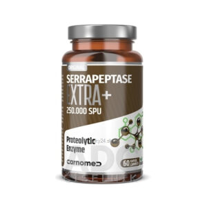 CarnoMed SERRAPEPTASE EXTRA+ 250.000 SPU