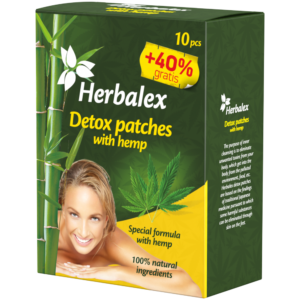 Herbalex – Detoxikačné náplasti s konope – 14 ks – Green idea