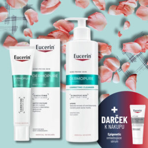 Eucerin Kazeta DERMOPURE CLINICAL čistiaci gél 150 ml + fluid 40 ml