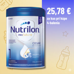 Nutrilon 1 Profutura CESARBIOTIK počiatočná dojčenská výživa (0-6 mesiacov) 4x800g