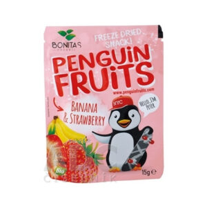 PENGUIN FRUITS Banana & Strawberry BIO