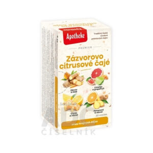 APOTHEKE PREMIER Zázvorovo citrusové čaje