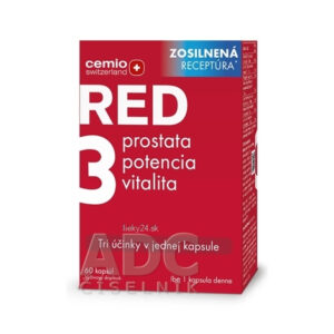 Cemio RED3 zosilnená receptúra 60tbl