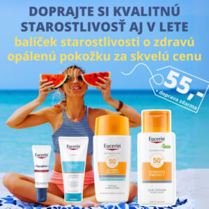 EUCERIN Letný balíček pre opaľovanie s vysokou ochranou (SPF 50)