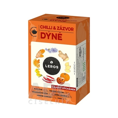 LEROS ČAJOVÁ CHVÍĽKA CHILLI & ZÁZVOR TEKVICA