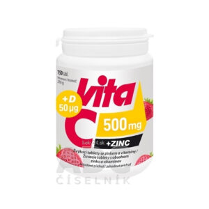Vitabalans Vita C 500 mg + ZINC + D 50 µg 150 tbl