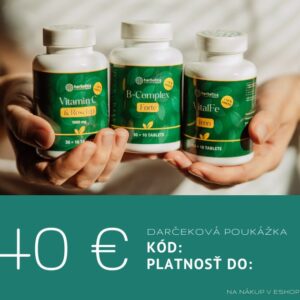 Darčeková poukážka Herbatica v hodnote 40€