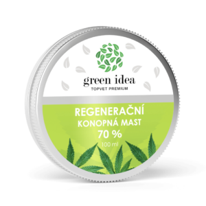 Konopná regeneračná masť 70 % 100 ml - Green idea