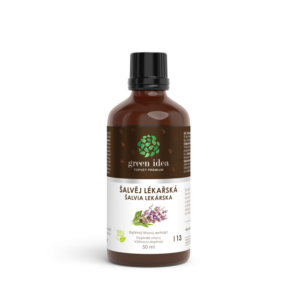 Šalvia lekárska – tinktúra – kvapky 50 ml – Green idea
