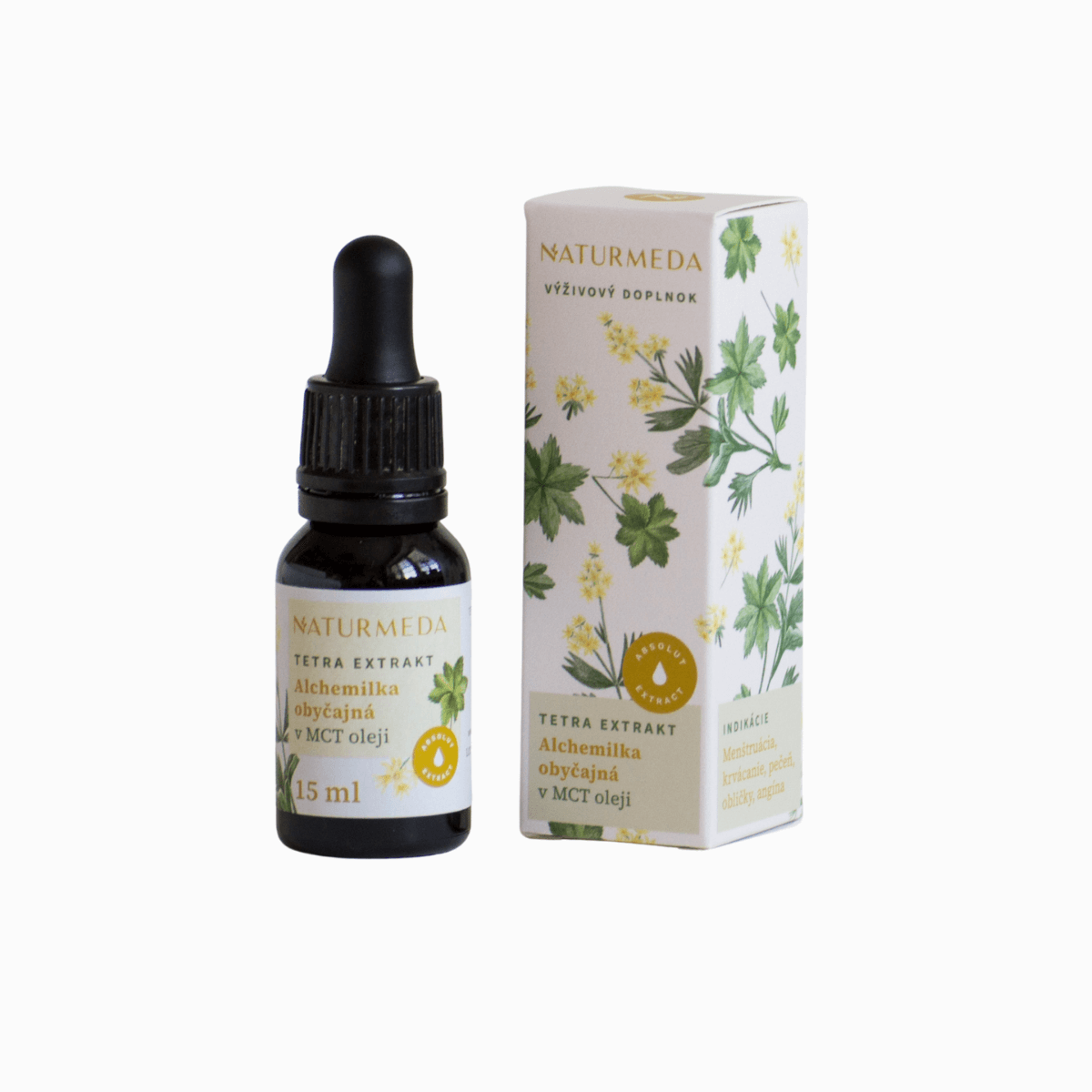 Alchemilka obyčajná – Tetra bylinný extrakt - 15 ml - Naturmeda