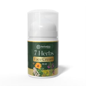 7 Herbs Face Cream – anti-age bylinný krém s kozím kolostrom a 7 bylinami – 50 ml - Herbatica